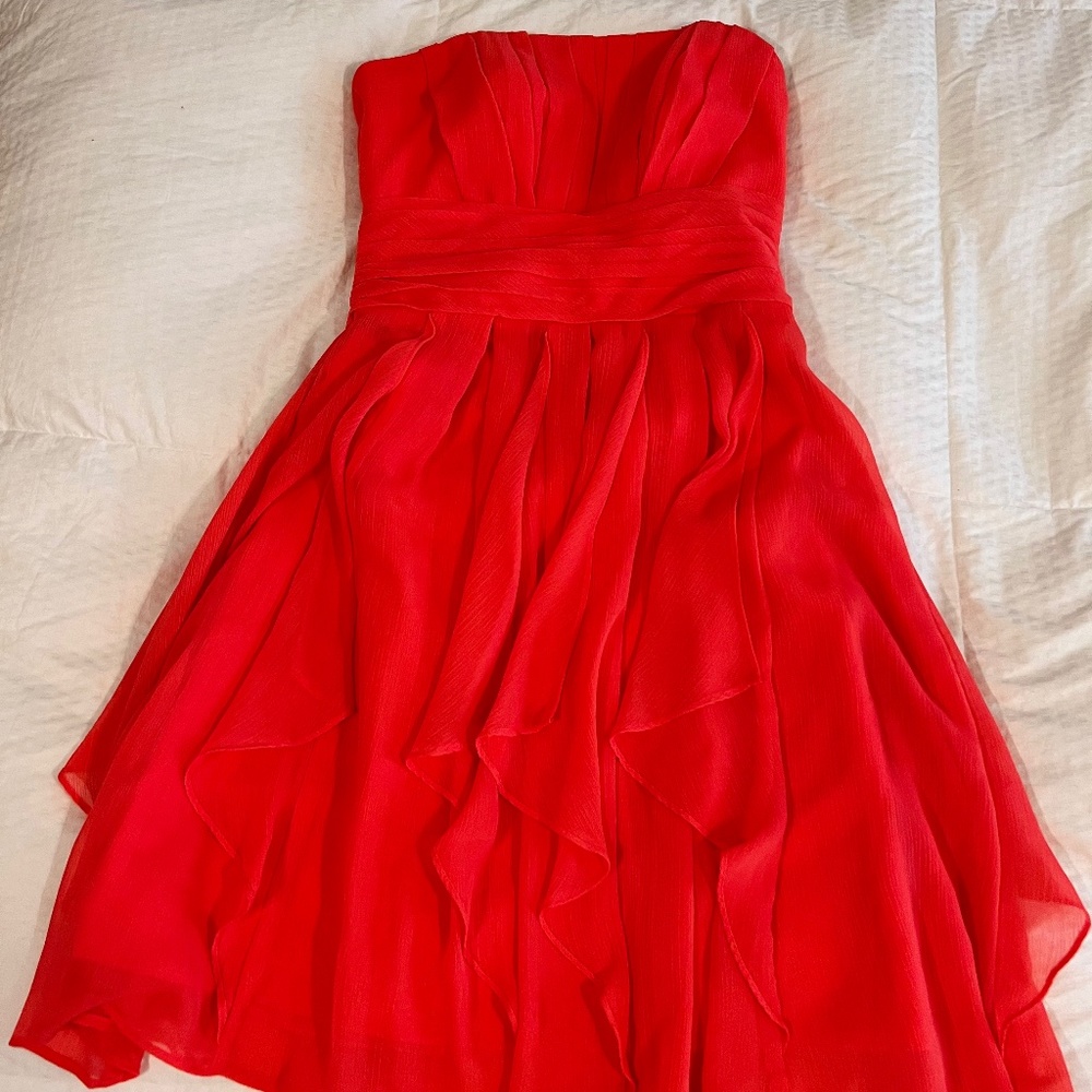 Beautiful cocktail strapless dress